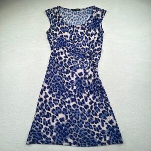 INC International Concepts women Extra Small XS Leopard Animal Sleeveless Dress